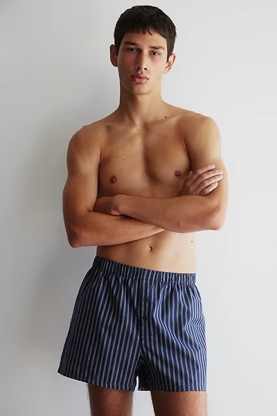 3-pack Woven Cotton Boxer Shorts