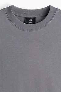 T-shirt à manches longues ample en jersey