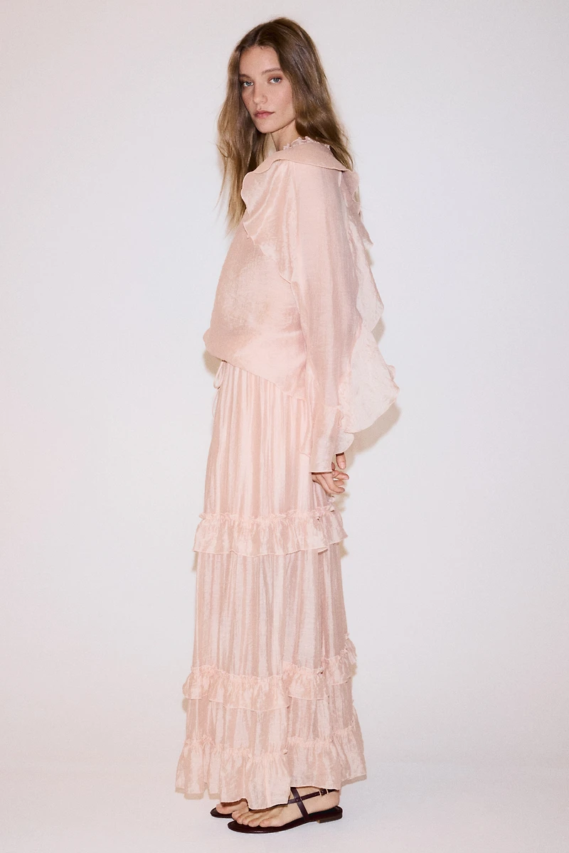 Tiered Maxi Skirt