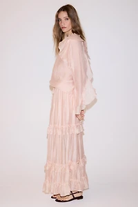 Tiered Maxi Skirt