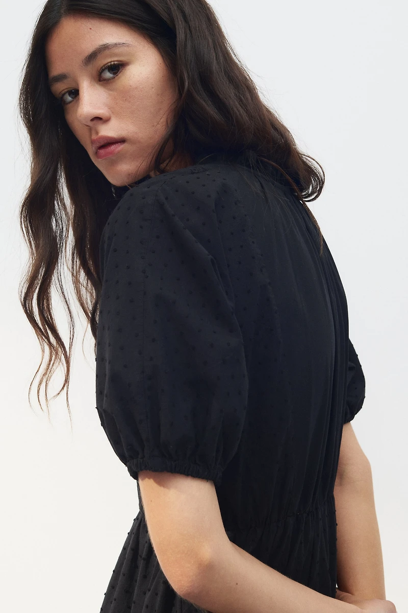 Cotton Plumeti Dress