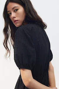 Cotton Plumeti Dress