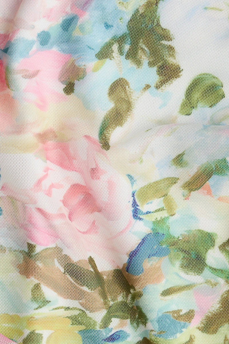 Robe bandeau à effet drapé