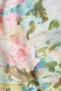 Robe bandeau à effet drapé