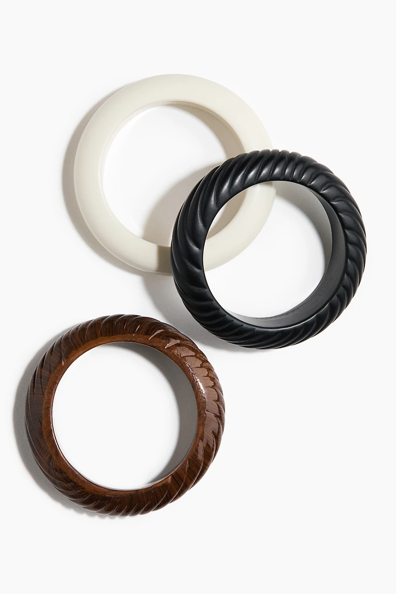 3-Pack Bangle Bracelets