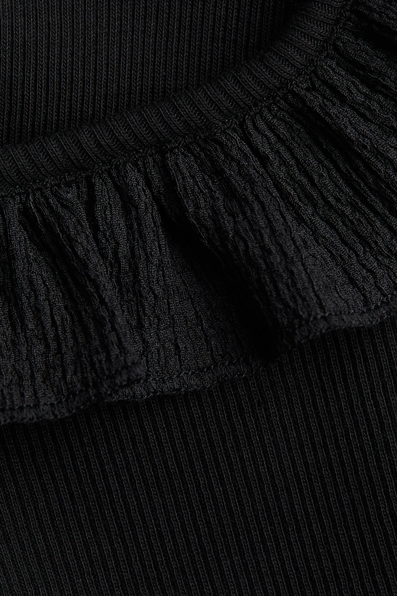 Ruffle-Trimmed Tank Top