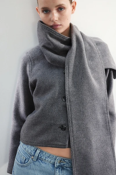 Felted Jacket with Scarf