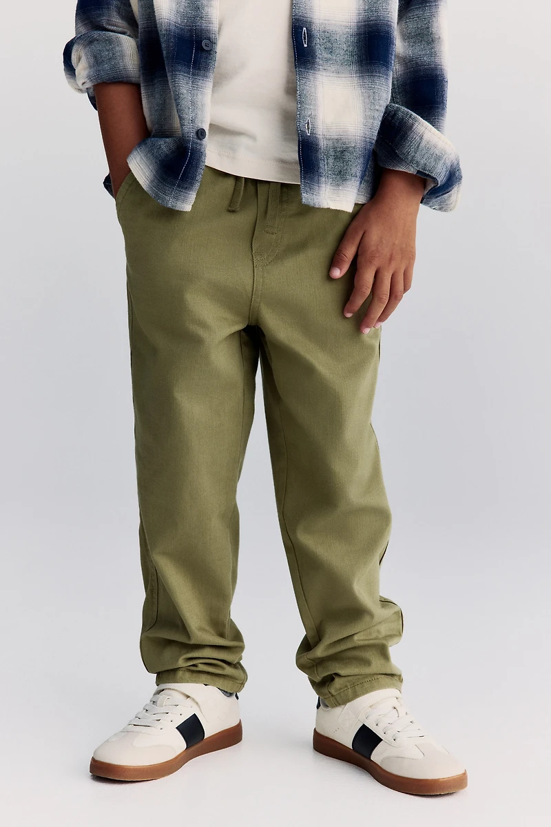 Pantalon en sergé de coton