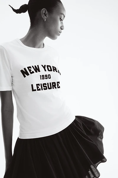 T-shirt avec motif imprimé