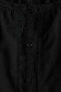 Lace-Detail Strappy Top