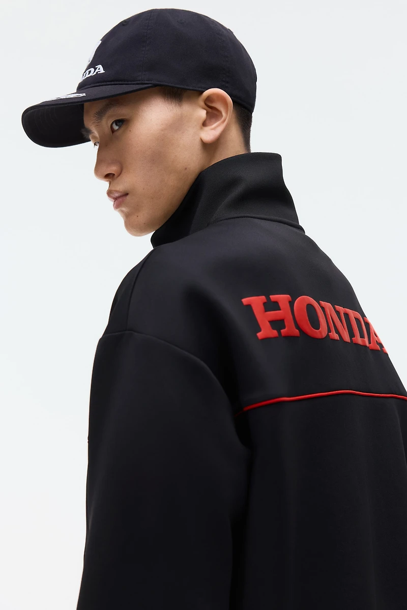 Loose-Fit Scuba Track Jacket