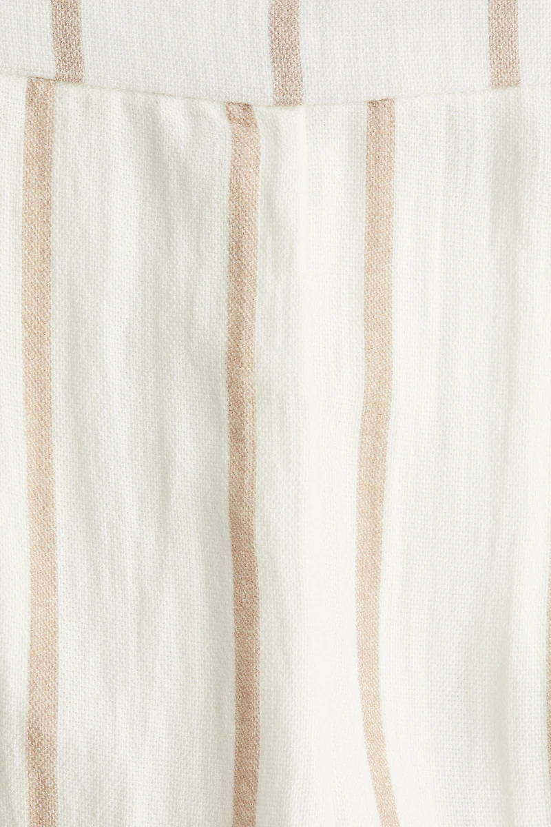 Pantalon large en sergé