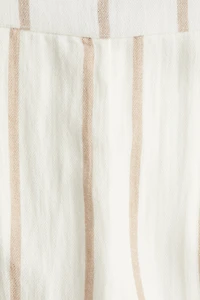 Pantalon large en sergé