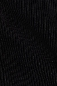 Haut à épaules dénudées en tricot côtelé