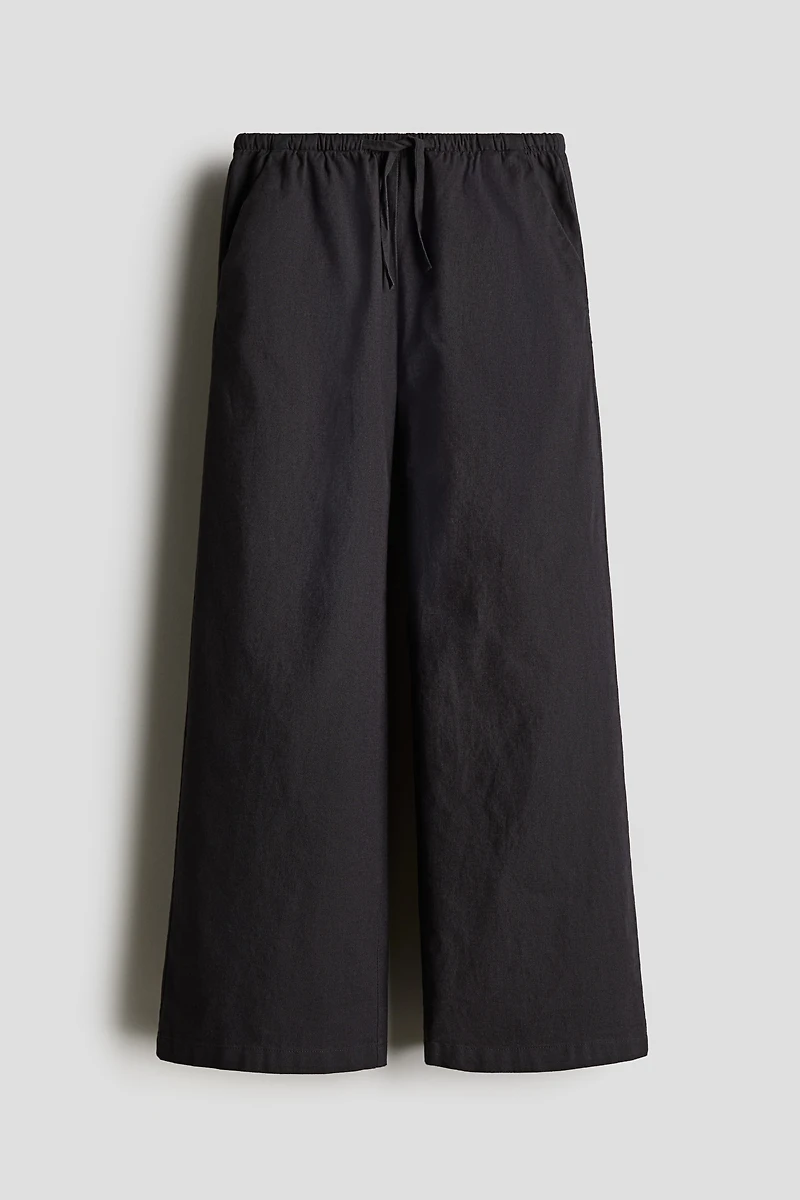 Linen-Blend Pants