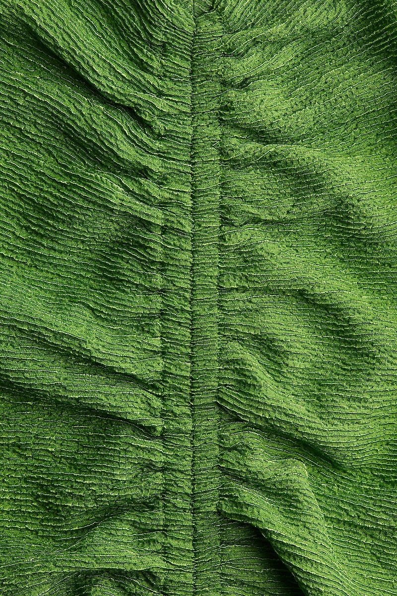 Robe en jersey à effet drapé