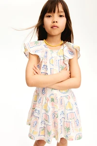 Tiered Seersucker Dress
