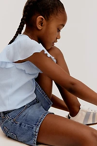 Chiffon-Sleeved Top