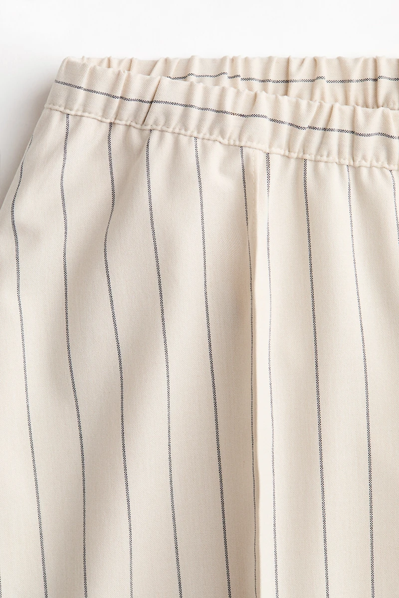 MAMA Before & After Wide-Leg Crease-Detail Pants