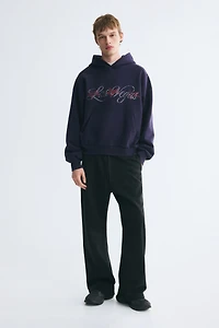 Oversized Printed Hoodie