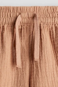 Short en mousseline de coton