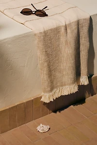 Linen-Blend Throw