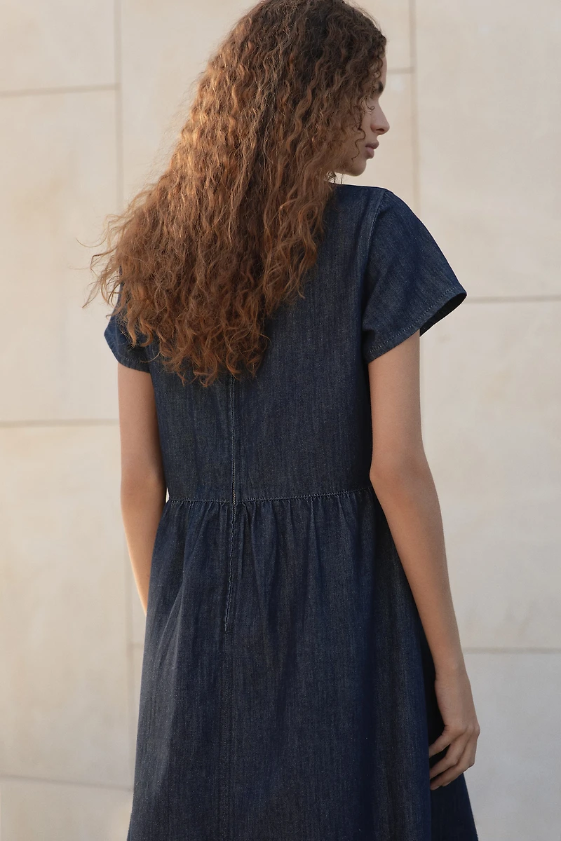 Denim Maxi Dress