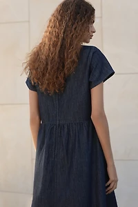 Denim Maxi Dress