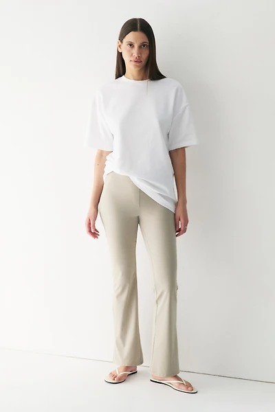 Four-Way Stretch Flared Pants