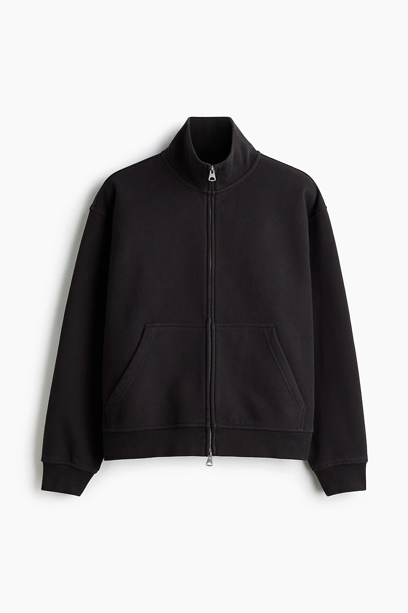 Relaxed-Fit Boxy Track Jacket