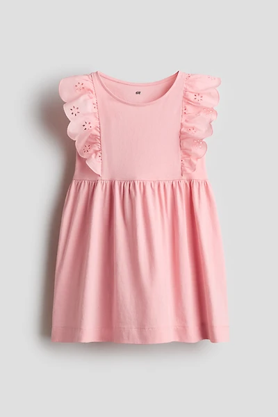 Robe à volants en coton