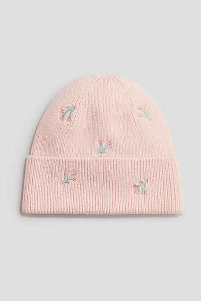 Embroidered-Detail Beanie