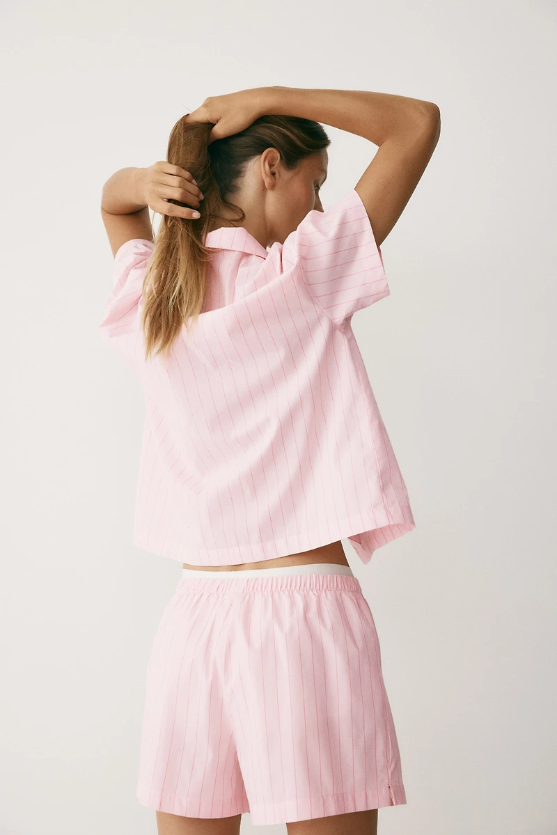 Pajama Shirt and Shorts