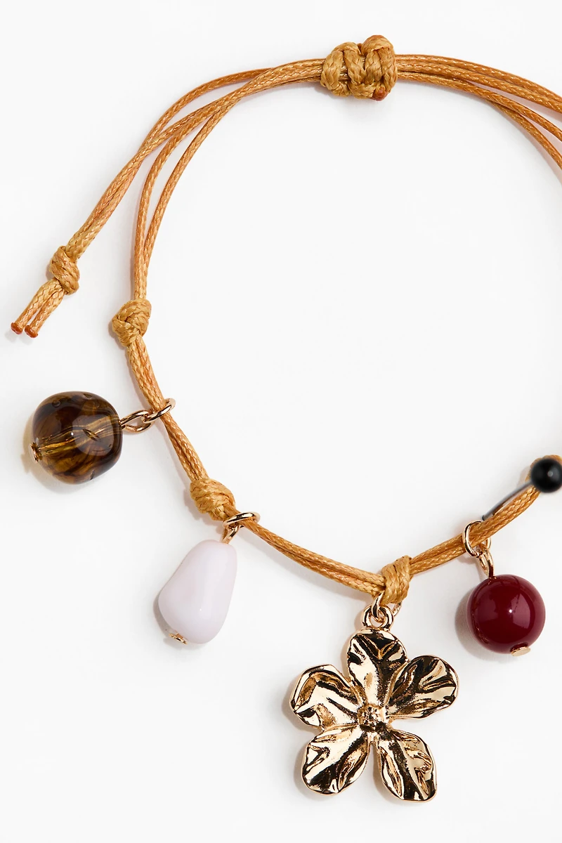 Cord Charm Bracelet