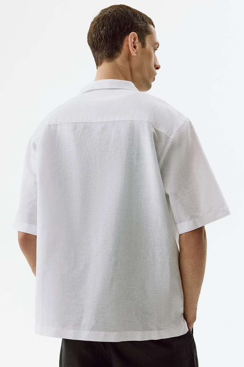 Relaxed-Fit Linen-Blend Resort Shirt