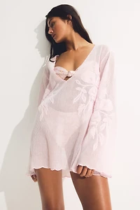 Cotton Mesh Beach Dress