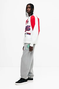 Pantalon en molleton décontracté avec motifs