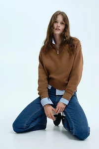 Jean évasé taille haute