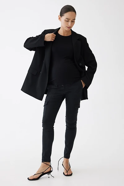 MAMA Pantalon cargo aminci