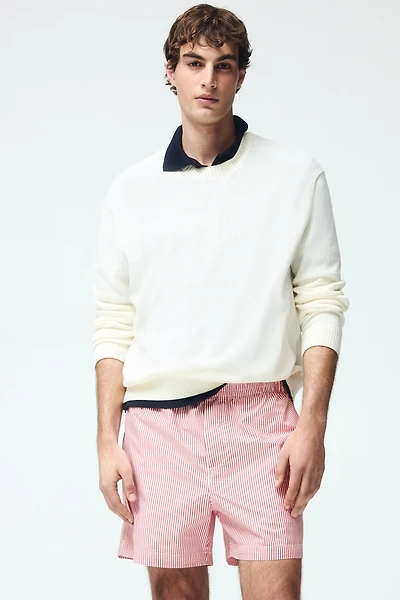 Regular-Fit Cotton Shorts