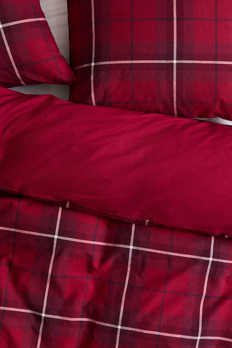Flannel King/Queen Duvet Cover Set