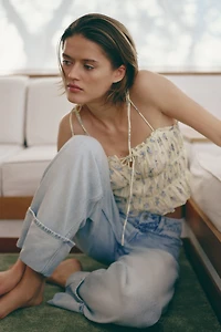 Top with Tie Shoulder Straps