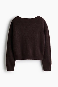 Oversized Boat-Neck Sweater