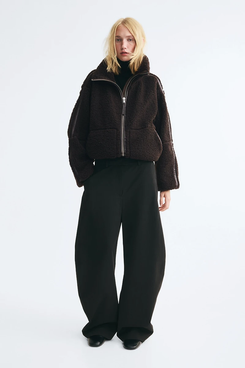 Oversized Teddy Fleece Jacket