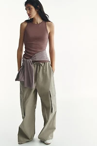 Ribbed Cotton Tank Top