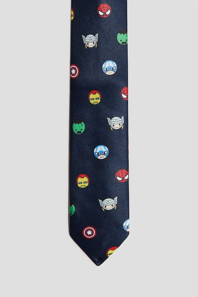 Pre-Tied Printed Tie