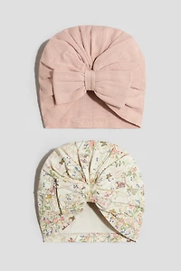 2-Pack Bow-Detail Beanies
