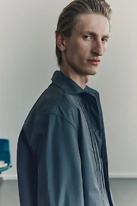 Loose-Fit Tuxedo Shirt