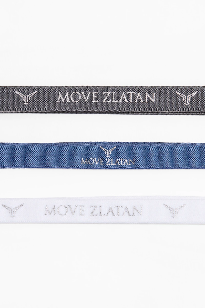 3-Pack Elastic Sports Hairbands