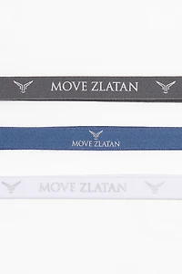 3-Pack Elastic Sports Hairbands